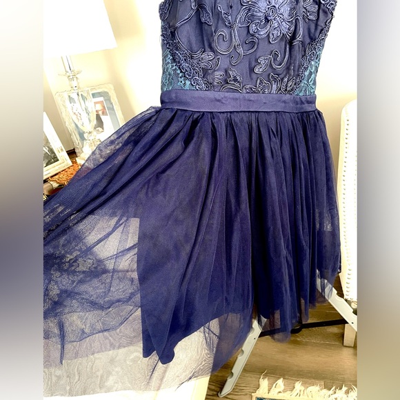 Yaya&Co Blue Tulle Dress - Picture 4 of 7
